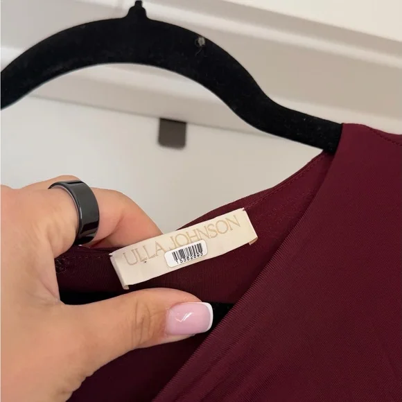 Ulla Johnson Flora Burgundy Sleeveless Dress - Picture 5 of 8